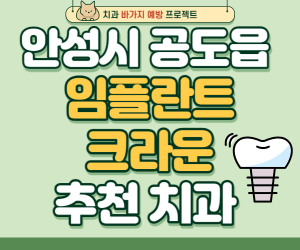 경기 안성시 공도읍 임플란트 가격